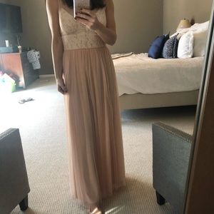 Anthropologie bridesmaid dress